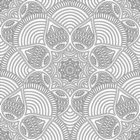 Floral Desenli Mandala Tablosu 0