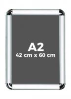 A2 (42 x 60 cm) Açılır Kapanır Alüminyum Çerçeve Rondo Köşe - DAACNG250A2R