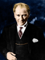 Renkli Atatürk Portresi