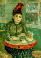 Agostina Segatori Sitting In The Cafe Du Tambourin - UR-C-102