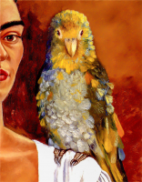 Frida & Colorful Bird - UR-C-246