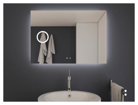 AYAZ1DL Dokunmatik Mercekli Buğu Önleyicili Işıklı Ayna - 75 X 100 cm resim